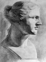 Pencil Drawing Bust
